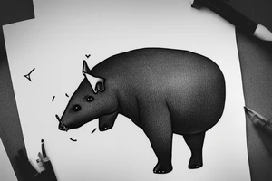 tapir tattoo idea