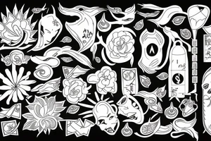 Syamala, include dates of 17th december, 7th march, and 11th november tattoo idea