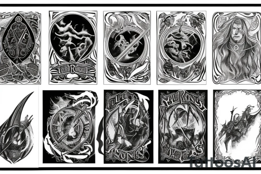 Lord of the rings tattoo idea
