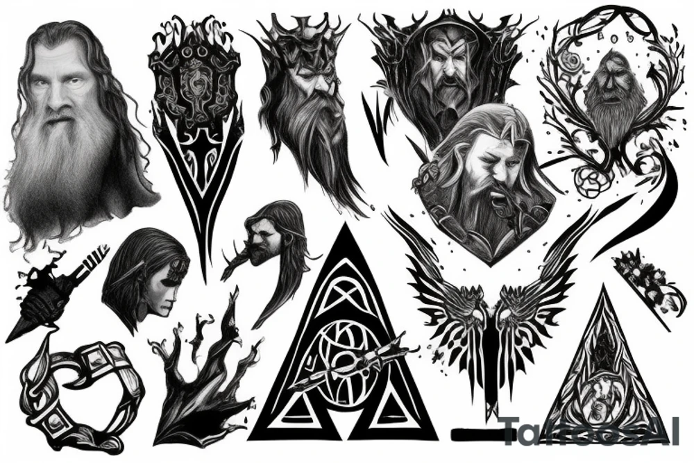 Lord of the rings tattoo idea