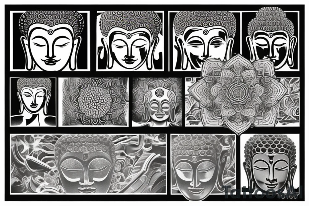 buddha tattoo idea