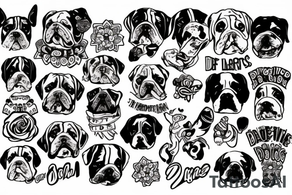 Bad dog tattoo idea