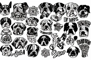 Bad dog tattoo idea