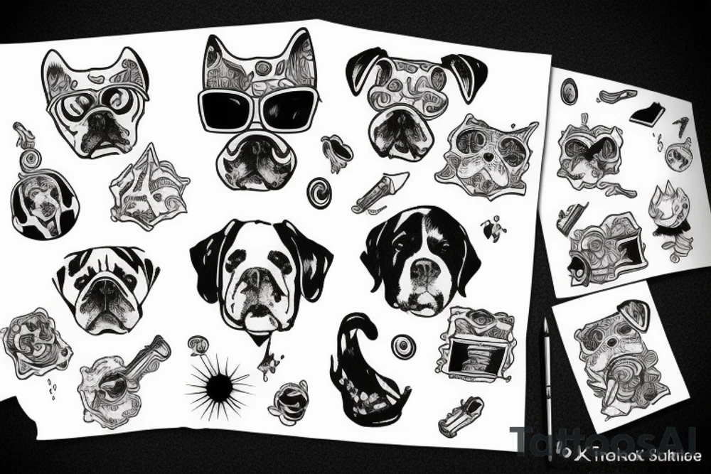 Bad dog tattoo idea