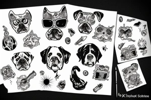 Bad dog tattoo idea