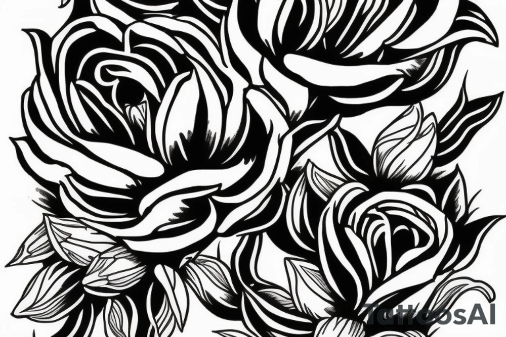 freedom in hindi and tulip tattoo idea
