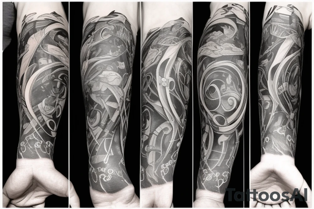Music tattoo idea