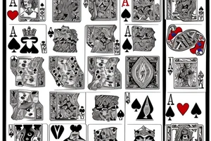 Ace of spades, ace of hearts, ace of clubs, ace of diamonds tattoo idea