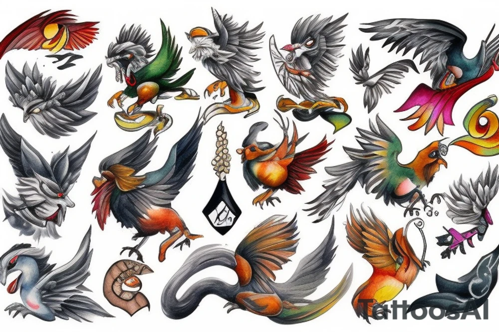 Griffin tattoo idea