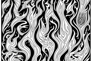 Spiritual fire tattoo idea