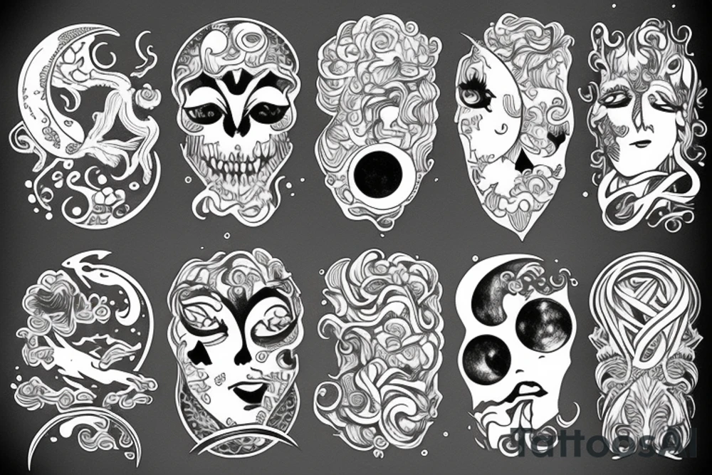moon tattoo idea