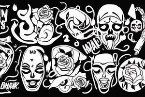 I'm a man, I don't ask for help.

I go to my room, Get drunk, Cry alone, And sleep. tattoo idea