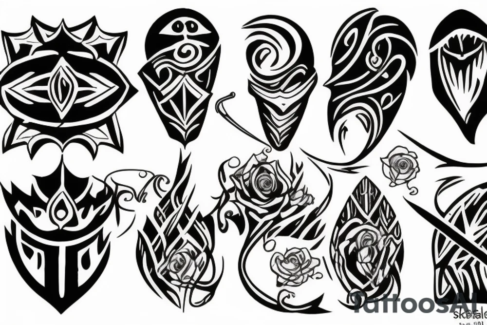 spear tattoo idea