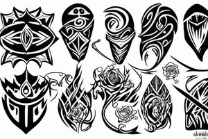 spear tattoo idea