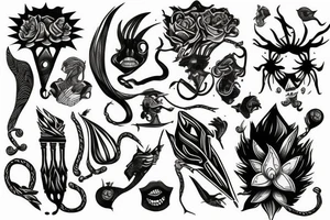 spear tattoo idea
