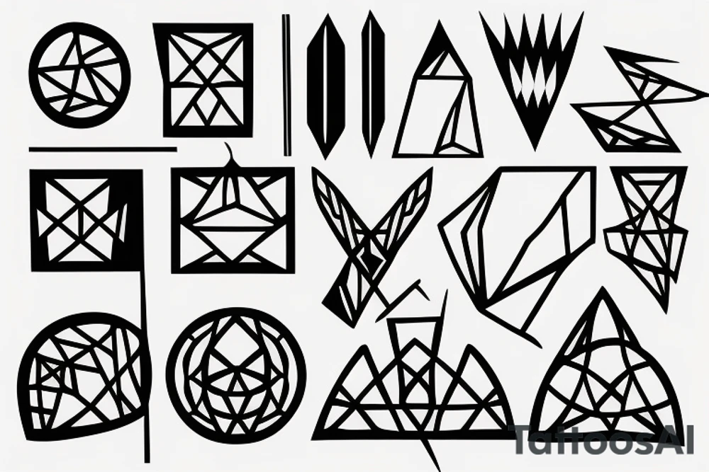 spear tattoo idea