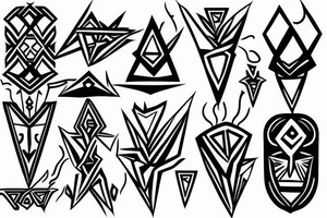 spear tattoo idea