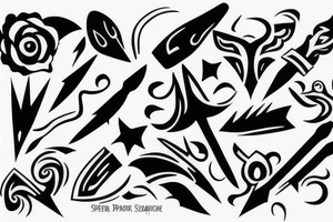spear tattoo idea