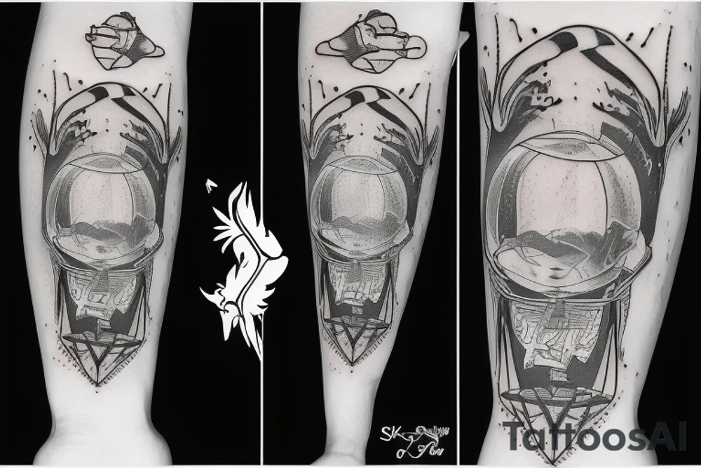 skydiver world family live tattoo idea