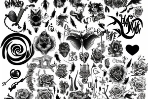 world family live tattoo idea