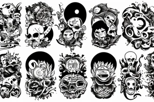 world family live tattoo idea