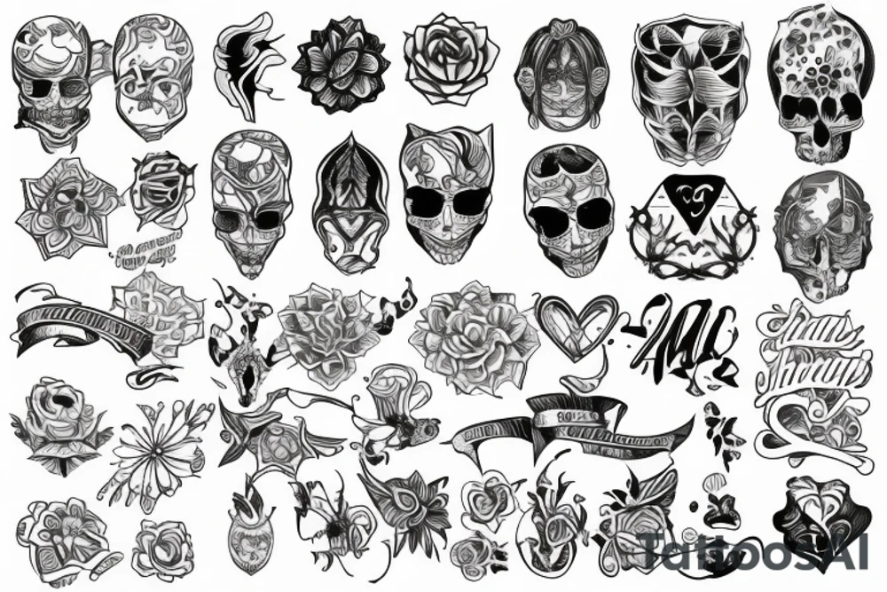 Blocked tattoo idea