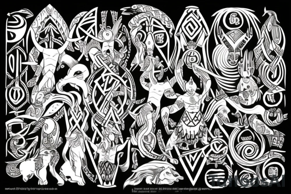 norse mythology tattoo idea