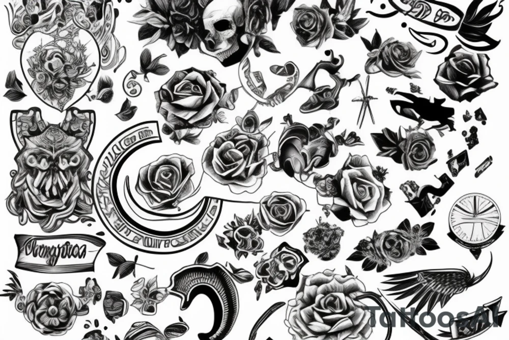 Blocked tattoo idea