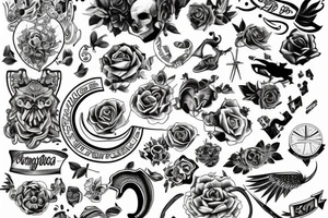 Blocked tattoo idea