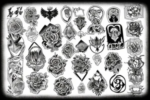 Blocked tattoo idea