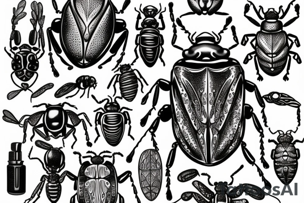 Beetle tattoo idea