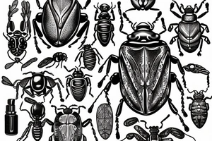 Beetle tattoo idea
