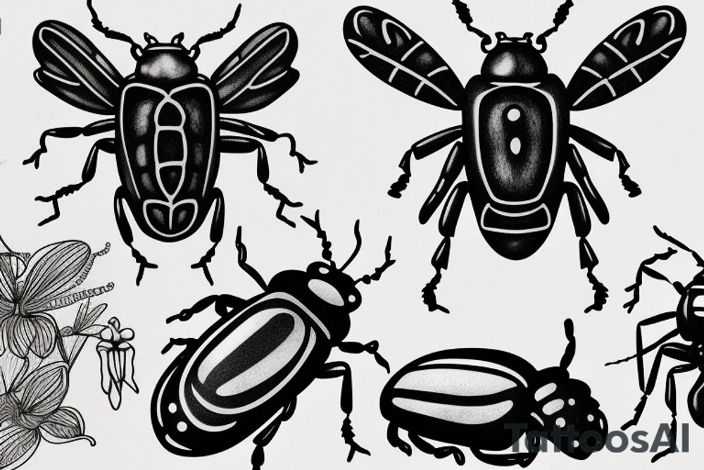 Beetle tattoo idea