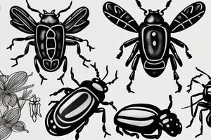 Beetle tattoo idea