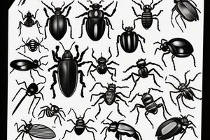 Beetle tattoo idea