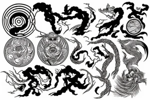 Hpuse of the rising sun tattoo idea
