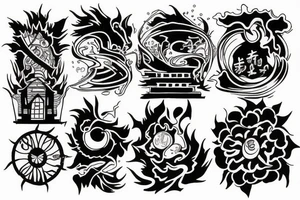House of the rising sun tattoo idea