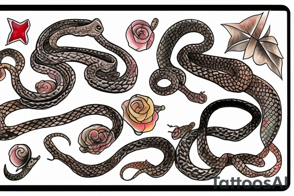 Snake on your clavicule tattoo idea