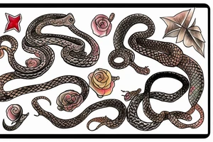 Snake on your clavicule tattoo idea