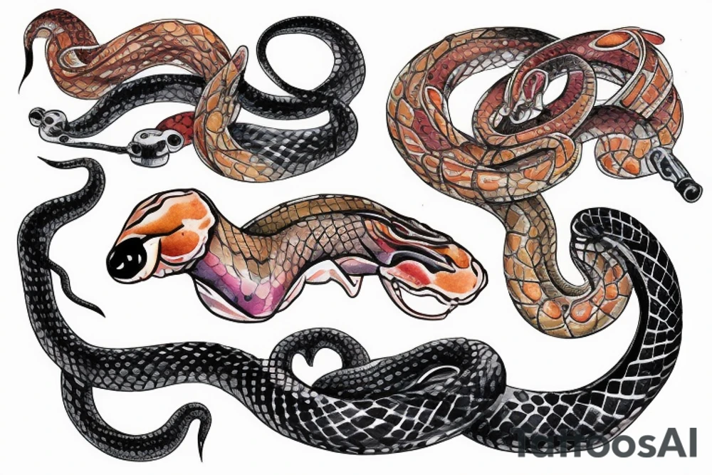 Snake on your clavicule tattoo idea