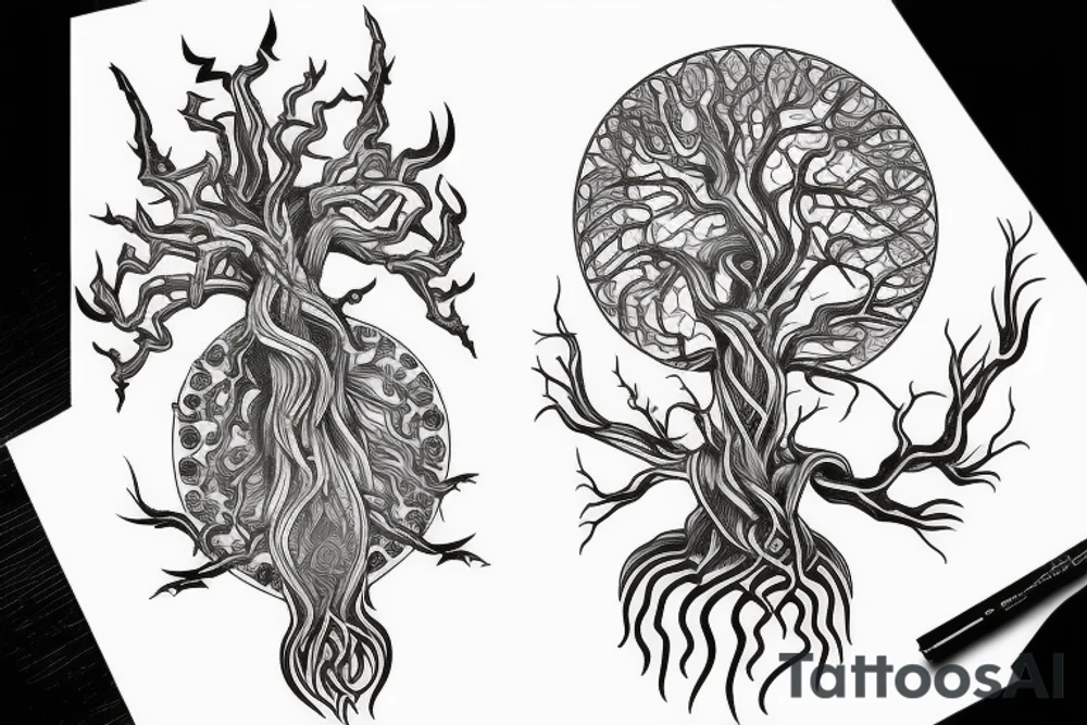 Yggdrasil tattoo idea