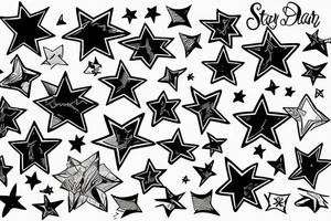 Stars tattoo idea