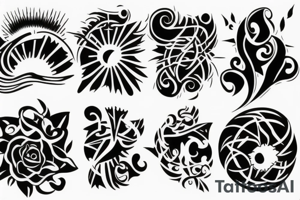 Sunrise tattoo idea