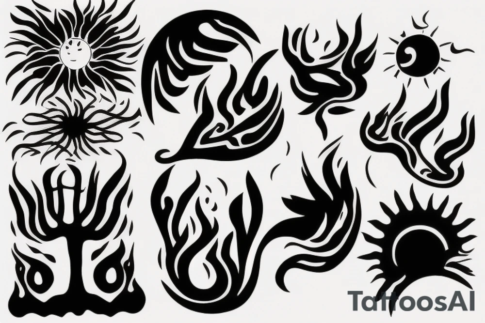 Sunrise tattoo idea