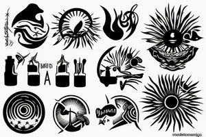 Sunrise tattoo idea