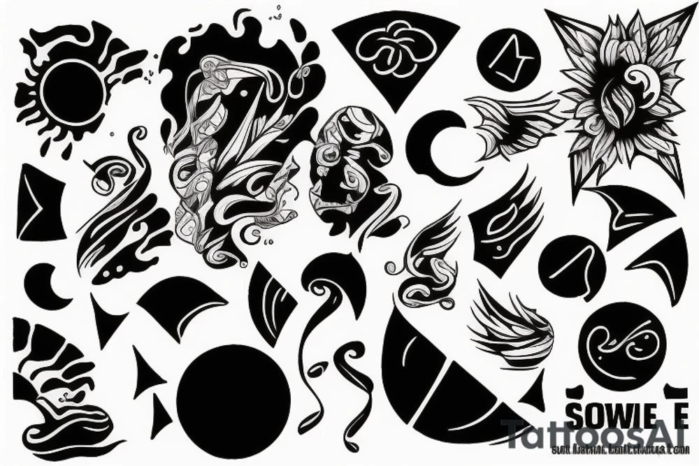 Sunrise tattoo idea