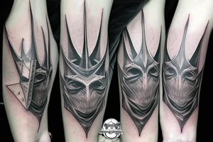 Witch-king of Angmar fading away tattoo idea
