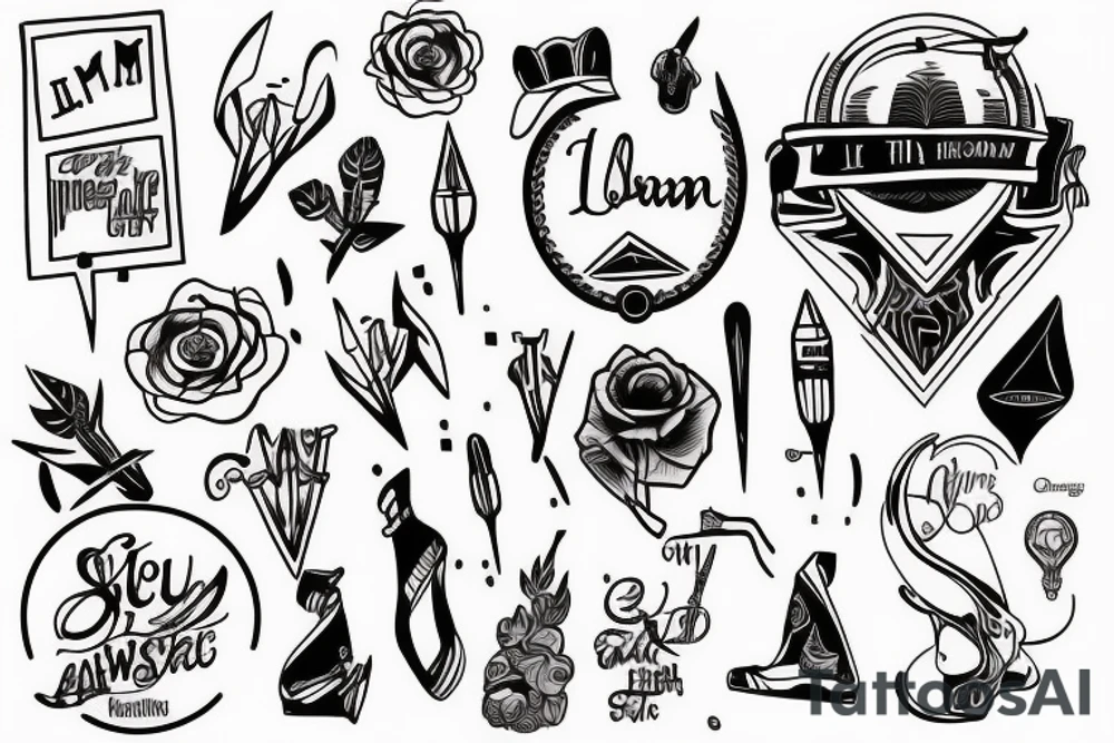 If you aint aim too high then you aim too low tattoo idea