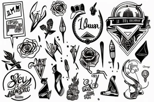 If you aint aim too high then you aim too low tattoo idea