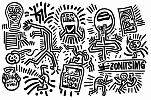the emotion anxiety tattoo idea